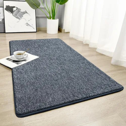 Vista 16 de Chicrug - Alfombra geométrica moderna de 2 x 6 pies para dormitorio o pasillo Negro Geometric