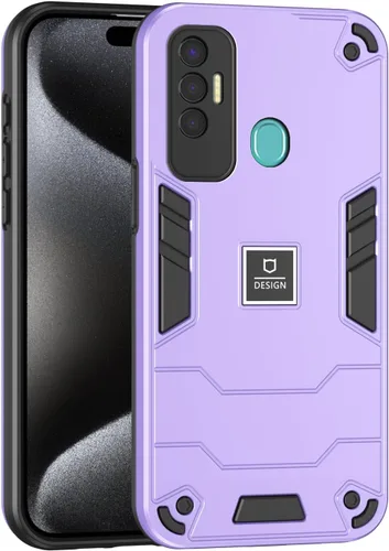 Vista 207 de Funda compatible con Redmi A1, compatible con Redmi A2 2 en 1 [PC dura + TPU], funda de teléfono negra