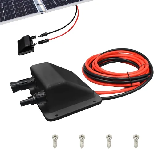 Vista 9 de Glándula de entrada de cable solar Slocable, carcasa de entrada de doble cable IP68 resistente a los rayos UV para proyecto solar en RV, barco