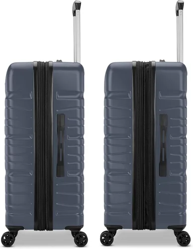Vista 7 de Samsonite Evolve Se Hardside Equipaje expandible con ruedas giratorias dobles, Azul Pizarra, Evolve Se Hardside - Equipaje expandible con ruedas