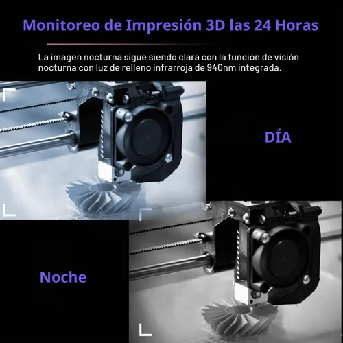 Vista 5 de Cámara Nebula oficial de Creality, monitoreo en tiempo real de la impresora 3D