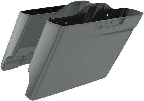 Vista 62 de Alforjas extendidas para Harley Touring Street Glide, Electra Glide, Road Glide 2014-2023 (whisky ámbar)