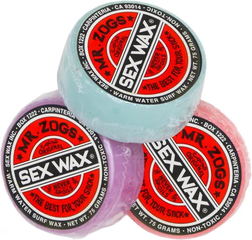 Vista 6 de Sex Wax Pegatina de cera para tabla de surf y Go