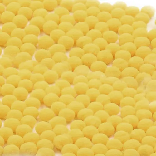 Vista 14 de 1000 pompones para manualidades de 1 pulgada, bolas de pompón mullidas de Navidad, pequeñas bolas de pompones para manualidades, proyectos