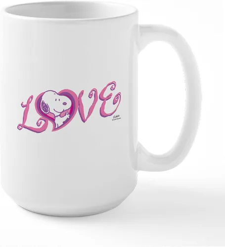 Vista 31 de CafePress SNOOPY Joe Cool - Taza de café de cerámica (15.0 fl oz)