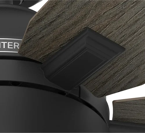 Vista 11 de Hunter Fan Company 51579 Hampshire - Ventilador de techo, 52, negro mate