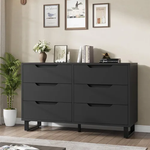 Vista 16 de Garvee 5 cómodas para dormitorio, cajón vertical de 50.5 pulgadas con almacenamiento
