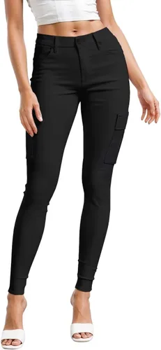 Vista 38 de Hybrid & Company - Pantalones ultraelásticos para mujer, cómodos y ajustados, para el trabajo y ocasiones informales Negro