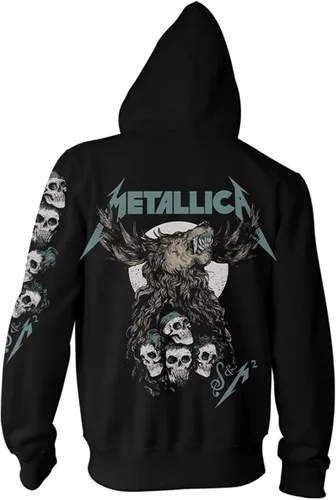 Vista 3 de Metallica Sudadera con capucha oficial del S&m2 Moose Skull