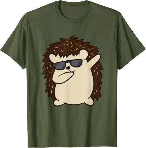 Vista 50 de Dabbing Hedgehog Funny Hedgehog Camiseta S