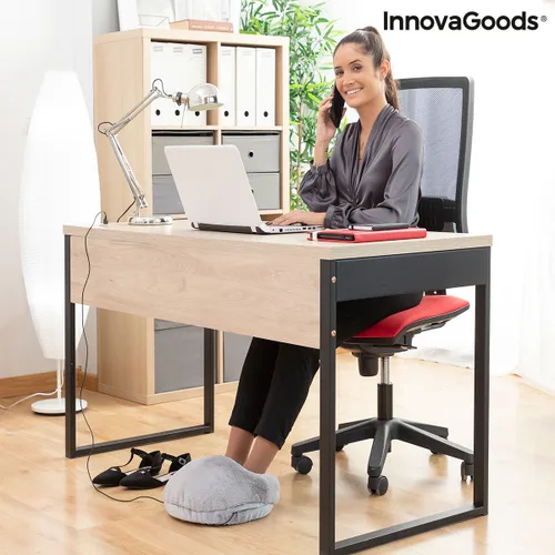 Vista 5 de InnovaGoods Calentador de pies eléctrico unisex con diseño ergonómico y portátil, 3 niveles de temperatura ajustables