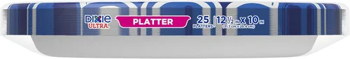 Vista 3 de Dixie Ultra Bandejas de Papel Desechables, 10" x 12.5", 25 Unidades – Diseño Duradero y Resistente