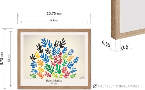 Vista 3 de Poster Master Póster vintage de Henri Matisse – Impresión retro de la gavilla – Arte de fauvismo – Pintura clásica – Ilustración estética