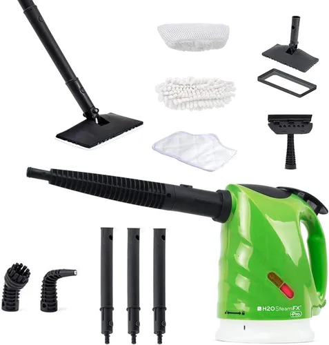 Vista 12 de H2O Mopa de vapor HD y limpiador de vapor de mano Vaporizador de piso 3 en 1 Potencia de 1500 W y tanque extraíble de 15.2 fl oz