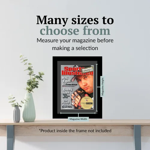 Vista 14 de Creative Picture Frames - Marco de fotos para revistas Sports Illustrated, de 8 x 10.5 pulgadas, adecuado para ediciones de coleccionista