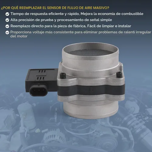 Vista 6 de Sensor de flujo de aire masivo, sensor Maf compatible con Chevy Astro, Blazer, Impala, S10, Lumina - Gmc Jimmy, Sonoma - Buick Regal, Century