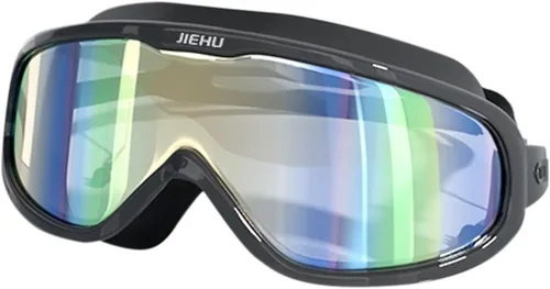 Vista 4 de Gafas de natación para adultos, antivaho sin fugas, gafas de natación de visión amplia, gafas de piscina de visión clara para jóvenes, hombres