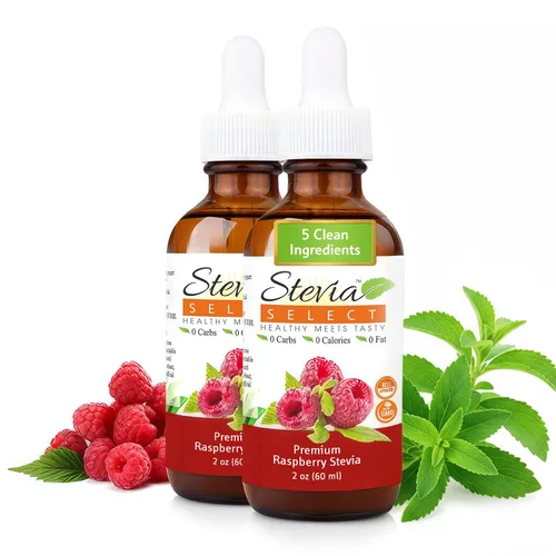 Vista 24 de Stevia Select Sabor a Cereza Negra Líquido de Stevia – Edulcorante Cero Calorías para Café, Té, Bebidas y Horneado, 100% Natural, Sin Eritritol