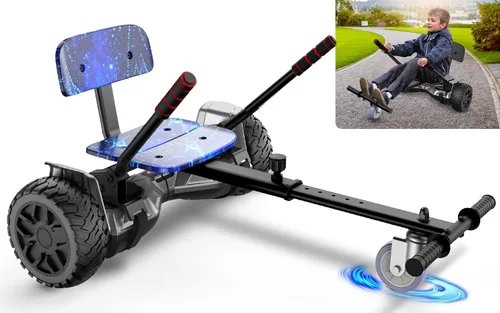 Vista 9 de CBD Accesorio de asiento para aeropatineta, accesorio de Go Kart para niños y adultos, traje ajustable de 6.5 pulgadas, 8 pulgadas/10 pulgadas