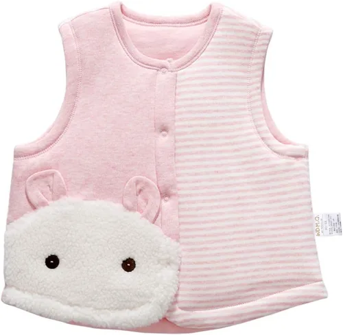 Vista 14 de Monvecle - Chaleco de algodón cálido para bebé o niño pequeño (Unisex)