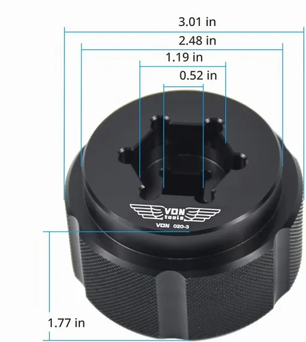 Vista 2 de 1.181 in + 1.811 in Rueda delantera y trasera Eje Tuerca Herramienta Hecho en Aluminio 7075 para Motocicleta Ducati