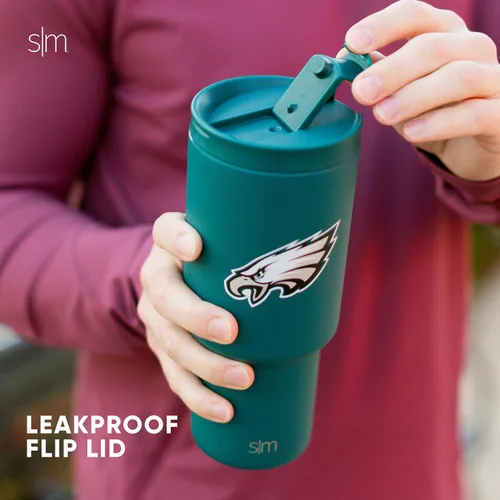 Vista 4 de Simple Modern - Vaso de 30 oz con tapa abatible y tapa con pajita