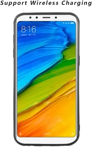Vista 4 de ELISORLI Funda compatible con Xiaomi Redmi 5 Plus, resistente y delgada, accesorios de celda delgada, ajuste antideslizante, goma TPU para teléfono