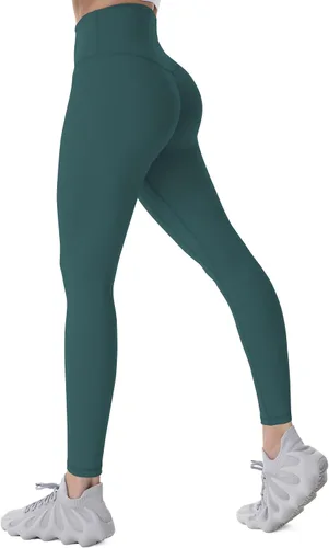 Vista 20 de Sunzel - Leggings de entrenamiento para mujer con cintura alta y control de abdomen Negro