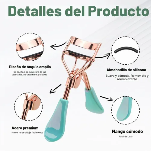 Vista 3 de Rizador de pestañas para ojos con capucha euramericano, asiático, rizado C