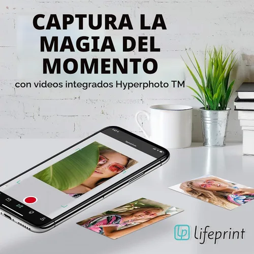 Vista 5 de Lifeprint Ultra Slim Impresora Bluetooth portátil
