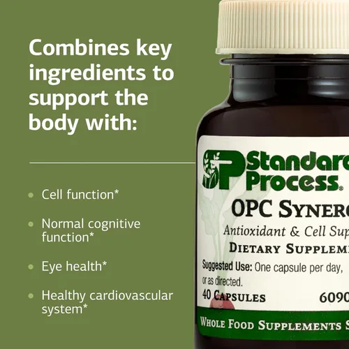 Vista 4 de Proceso estándar OPC Synergy - Apoya la actividad antioxidante - Ayuda a la función celular y la salud cerebral - Ayuda a un corazón saludable