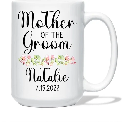 Vista 14 de Taza personalizada para la tía de la novia, taza de tía novia, regalo de boda para tía de la novia, regalo de tía de novia, taza de café de boda