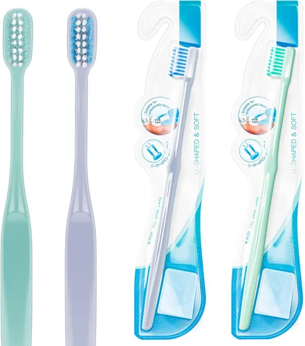 Vista 7 de Y-Kelin Cepillo de dientes de ortodoncia 2IN1 con cepillo interdental