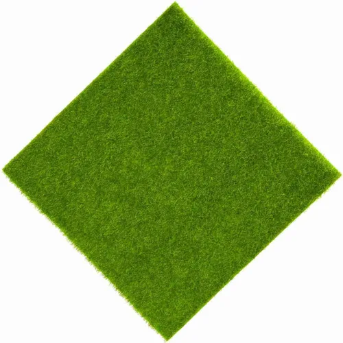 Vista 2 de Estink Césped artificial, alfombra sintética para exteriores, adorno de jardín en miniatura, para manualidades, paisajismo, césped artificial