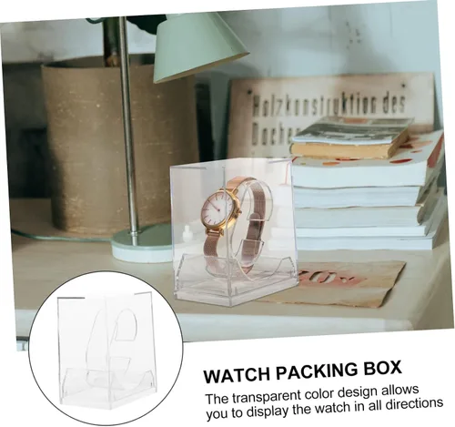 Vista 3 de Holibanna 18 unids reloj caja de visualización brazalete estante de exhibición titular reloj para hombre inteligente niños joyería organizador