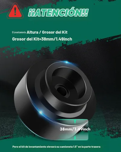 Vista 3 de SCITOO Kit de elevación de nivelación trasera de 1.5 pulgadas para Chevrolet TAHOE 2001-2020