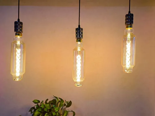 Vista 8 de SD LUX Bombilla LED gigante vintage de gran tamaño, bombilla Edison enorme, regulable, 8 W 450 lm (equivalente a 50 W), blanco cálido 2200 K, base