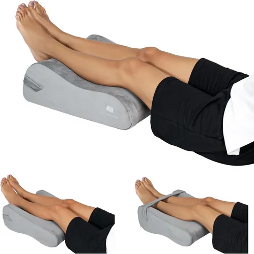 Vista 7 de LightEase Almohada de Espuma Viscoelástica para Soporte y Elevación de Piernas, Rodillas, Tobillos y Pies para Recuperación de Cirugía