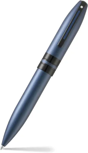 Vista 7 de Sheaffer Icon Chrome con aplicaciones PVD negro brillante - Med Nib Cromado