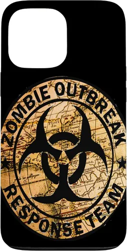Vista 23 de iPhone 16 Funny Halloween Apocalypse Outbreak Zombie Response Team Case