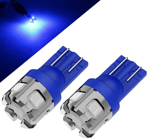 Vista 11 de PHINLION 194 foco LED amarillo ámbar súper brillante 168 2825 2827 T10 W5W miniatura focos LED de repuesto para luces de interior de coche, domo