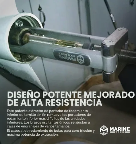 Vista 4 de Marine Tech Tools Extractor de portador de cojinete inferior AMT0017