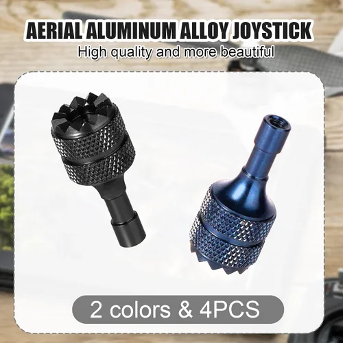 Vista 3 de 3 Pro/4 Pro Control Sticks, 4 joysticks desmontables de aleación de aluminio para DJI Mini 3/Mini 3 Pro/Mini 4 Pro/Air 3/Mavic 3 Pro RC y RC 2