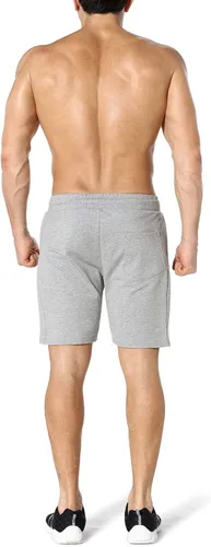 Vista 4 de ZENWILL Pantalones cortos de gimnasio para hombre, pantalones cortos de entrenamiento atléticos para fisicoculturismo con bolsillos