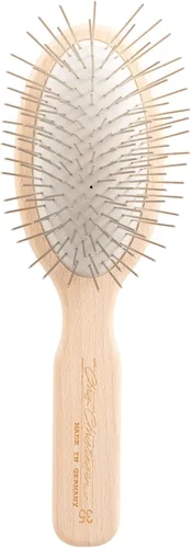 Vista 10 de Cepillo para perros Chris Christensen, 14.6 cm x 3.2 cm Little Wonder Pin Brush (20mm), Serie Original, Asea como un profesional, pines de acero