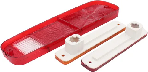 Vista 6 de NewYall Lente de luz trasera izquierda y derecha solamente, carcasa de luz trasera y luz de marcador lateral para Ford F150 F250 E150 Econoline