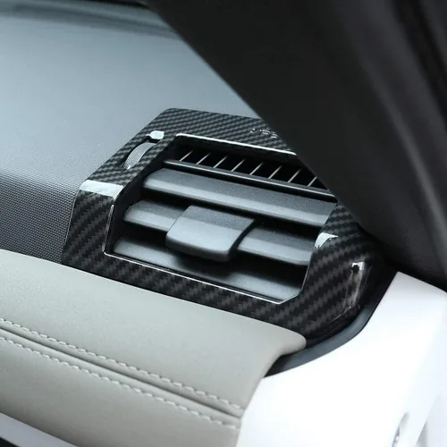 Vista 3 de Akumerly CHEYA - Cubierta de plástico ABS para tablero de instrumentos de aire acondicionado lateral para Land Rover Defender D240 SE 2020
