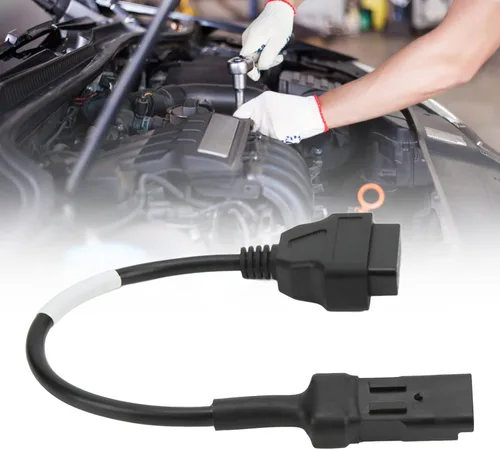 Vista 6 de 4 Pin Motorcycle Diagnostic Connector Cable, Professional OBD Adapter for Ducati - ABS, Stable Performance, Easy Installation for Motorcycle Repair