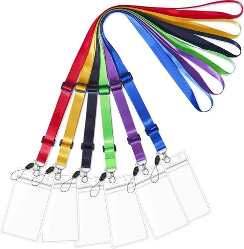 Vista 11 de Paquete de 5 cordones ajustables de liberación rápida con soporte vertical Paquete de 5 cordones con soporte para insignias