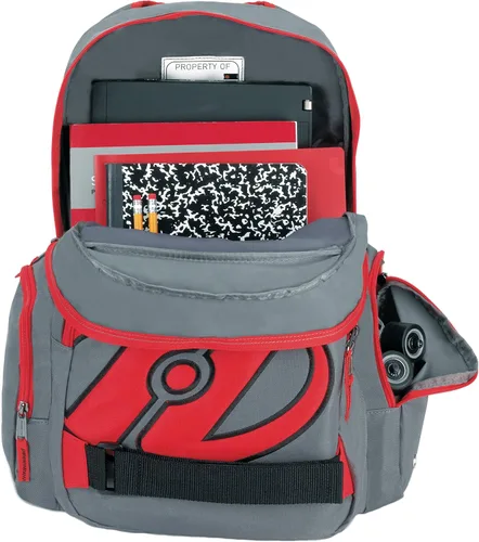 Vista 6 de Heelys Mochila Thrasher, GrisRojo, Thrasher
